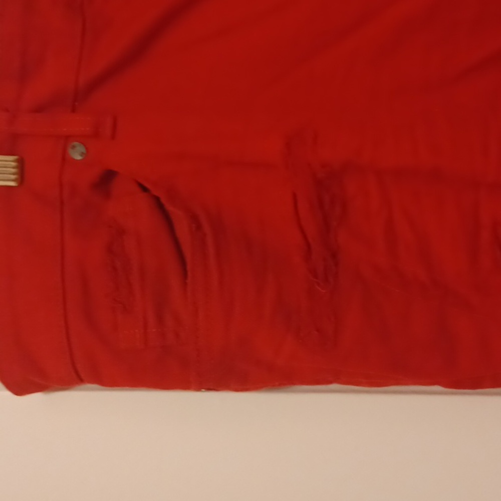 Jordan Craig Ripped Red Jeans In Aaron Fit. Sz 38/32 - Picture 6 of 7